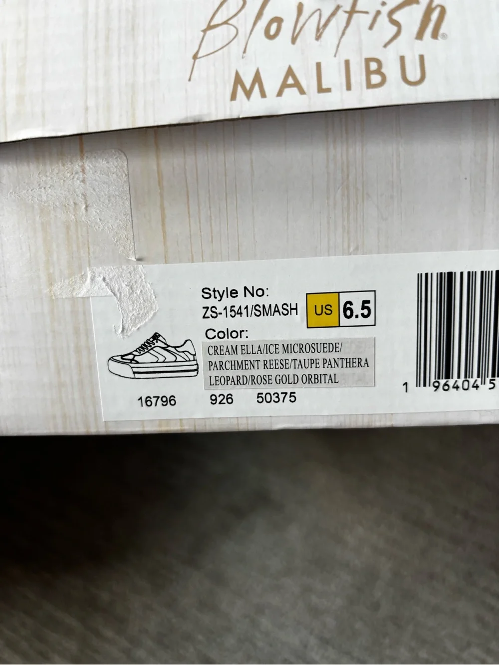 Blowfish Light Pink Canvas Platform Sneakers - Picture 5 of 5
